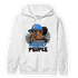 University Blue 5s Hoodie Match Melanin Chasing Money - NastyJamz