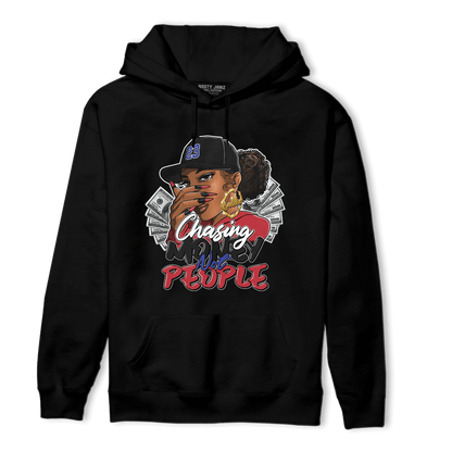 Playoffs 8s Hoodie Match Melanin Chasing Money - NastyJamz