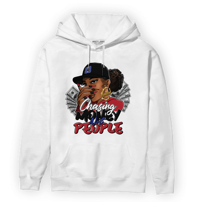 Playoffs 8s Hoodie Match Melanin Chasing Money - NastyJamz