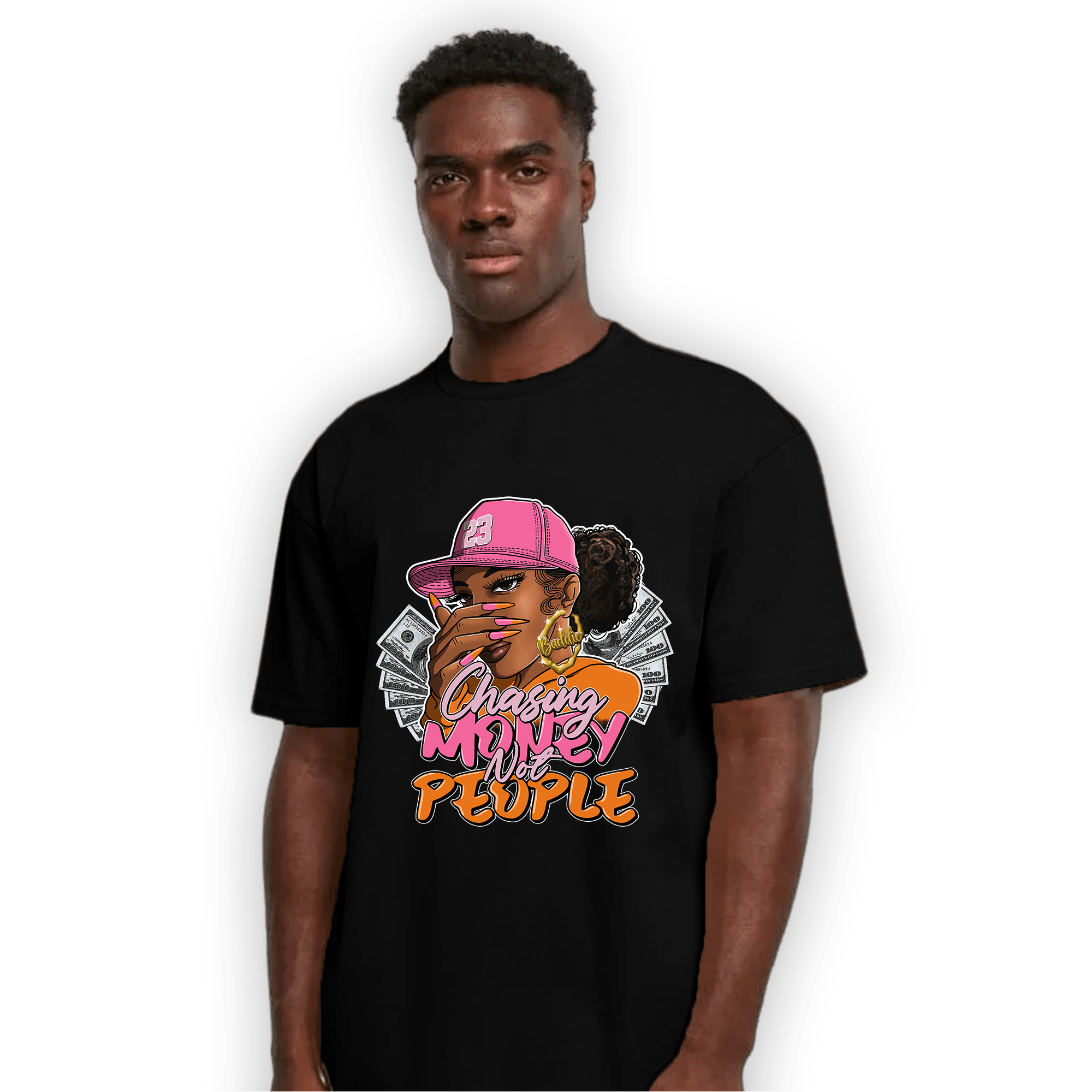 SB Dunk Blossom T Shirt Match Melanin Chasing Money - NastyJamz