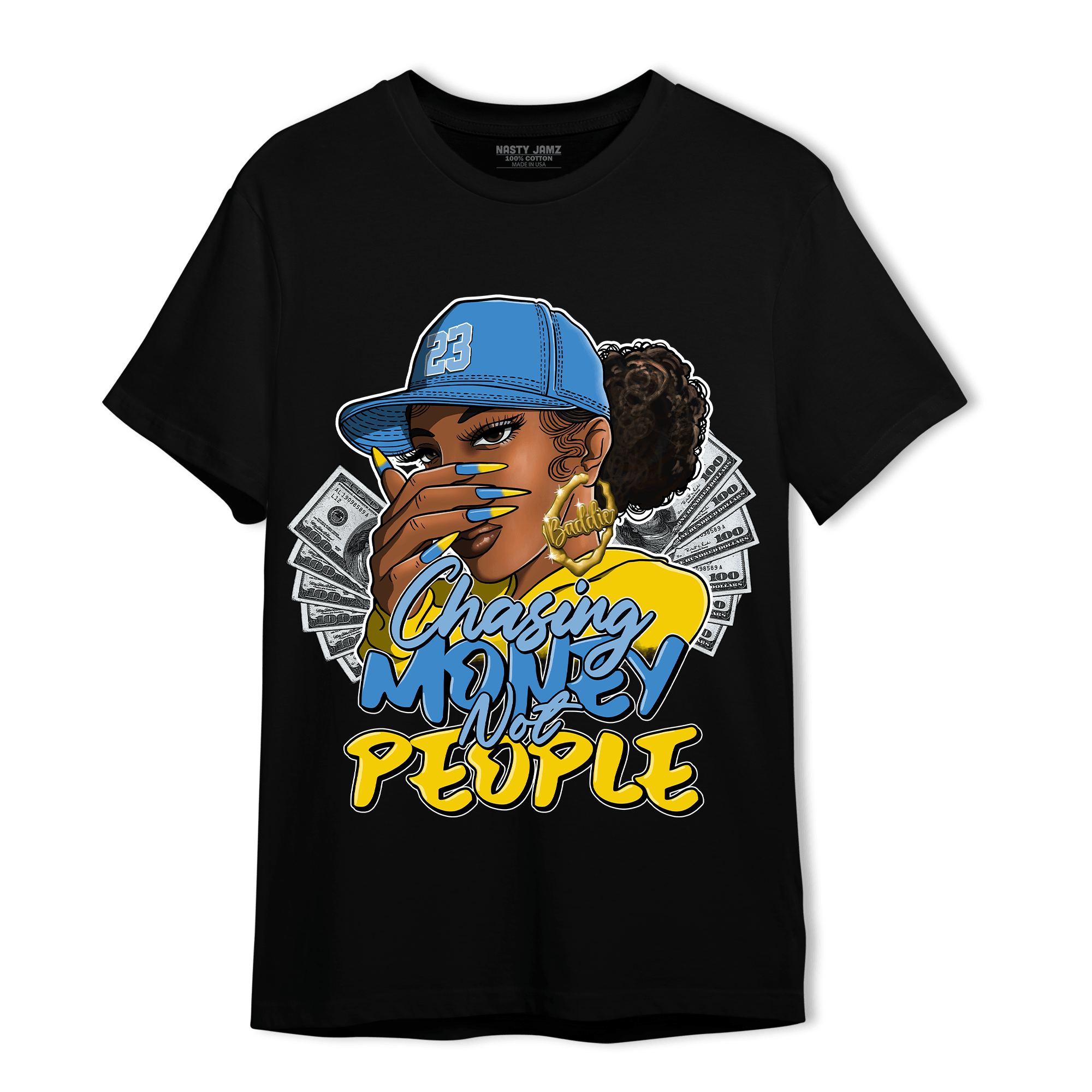 SB Dunk Bubbles T Shirt Match Melanin Chasing Money - NastyJamz