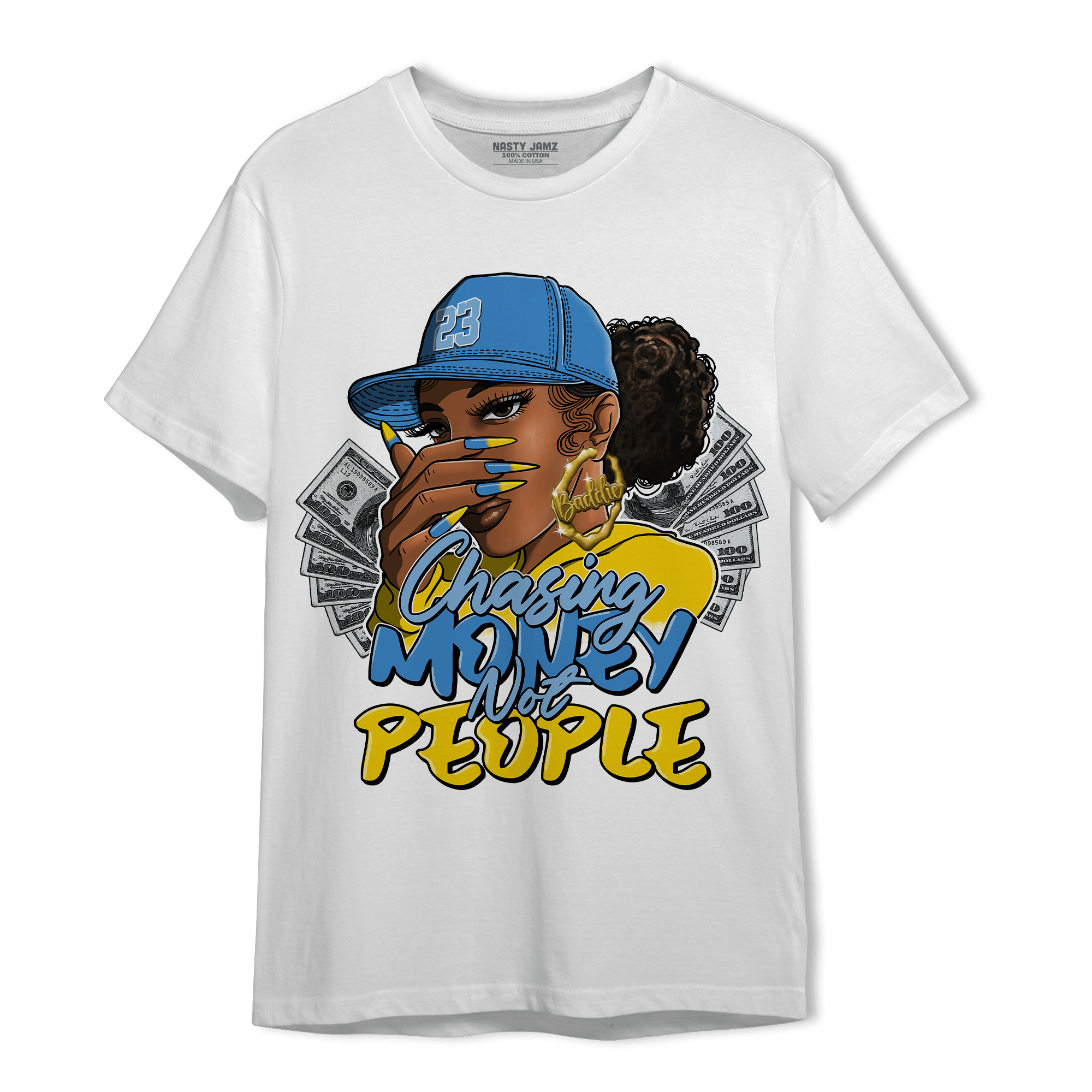 SB Dunk Bubbles T Shirt Match Melanin Chasing Money - NastyJamz