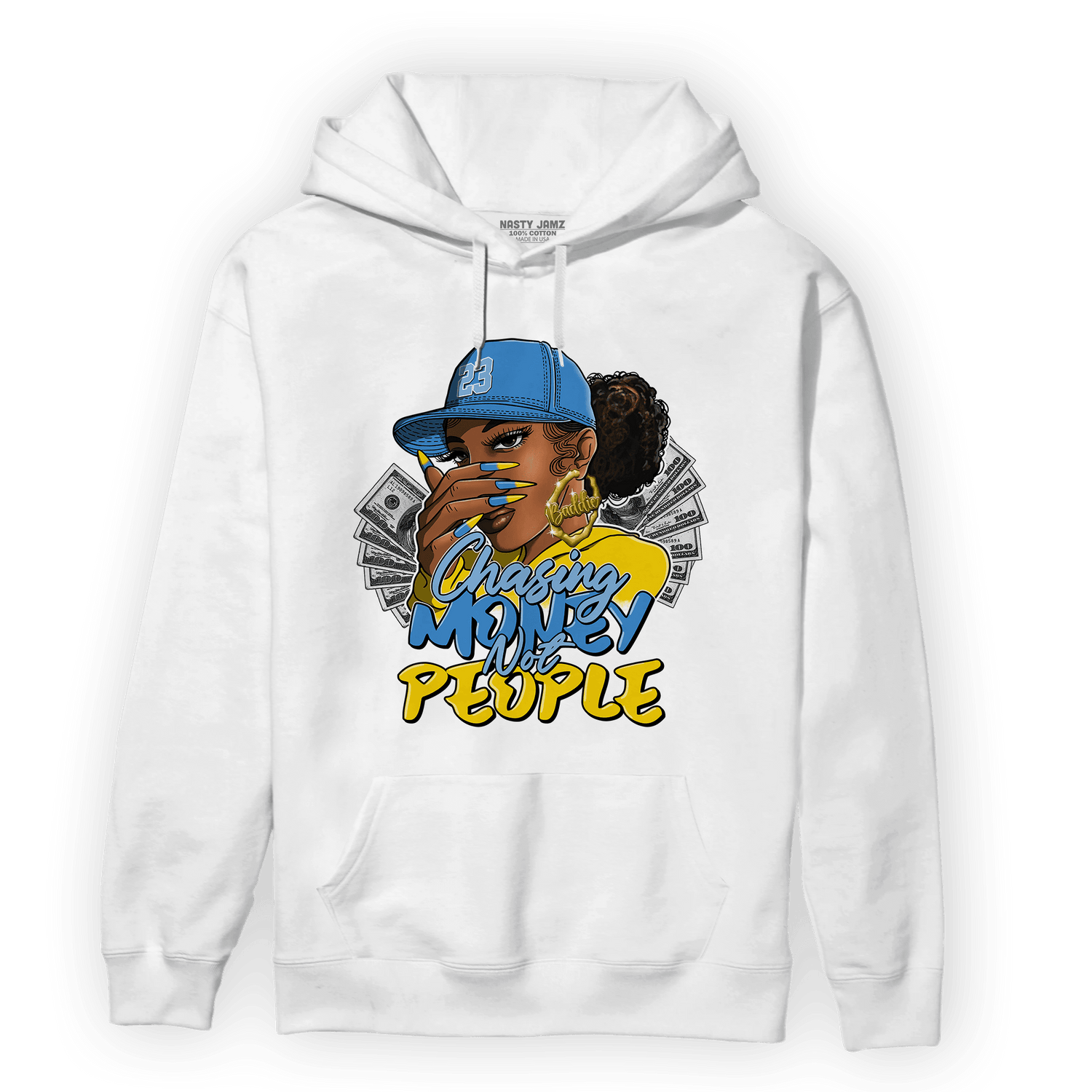 SB Dunk Bubbles Hoodie Match Melanin Chasing Money - NastyJamz