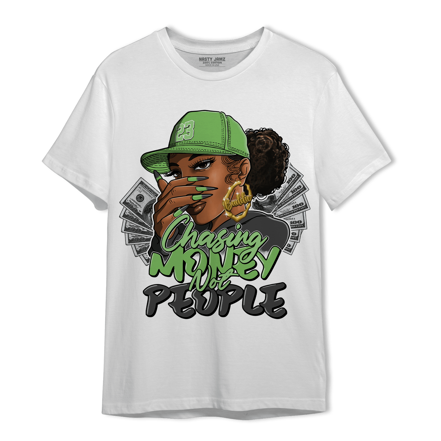 SB Dunk Buttercup T Shirt Match Melanin Chasing Money - NastyJamz