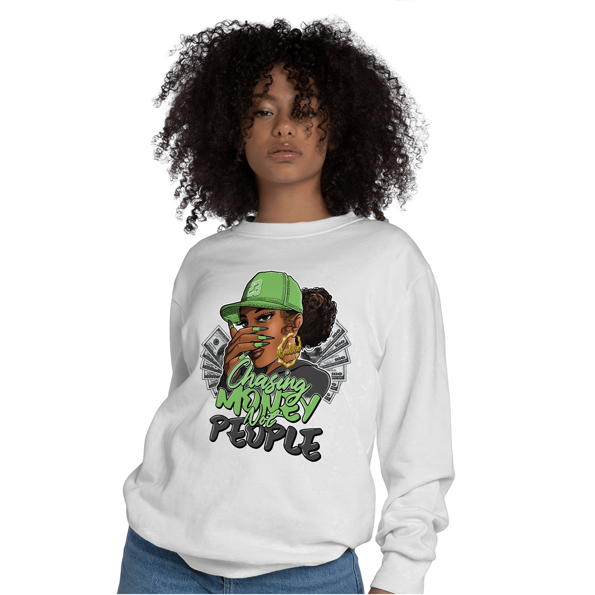 SB Dunk Buttercup Sweatshirt Match Melanin Chasing Money - NastyJamz