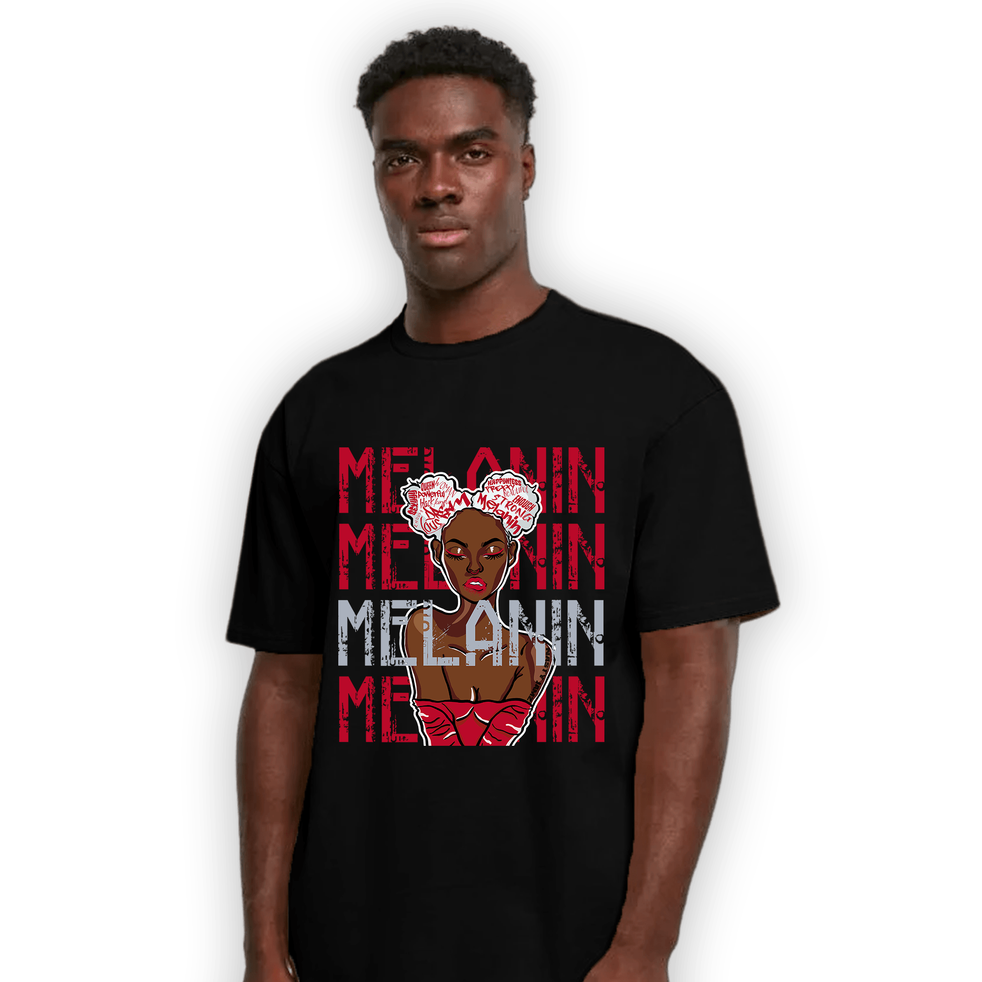 Cherry 11s T Shirt Match Melanin Girl - NastyJamz