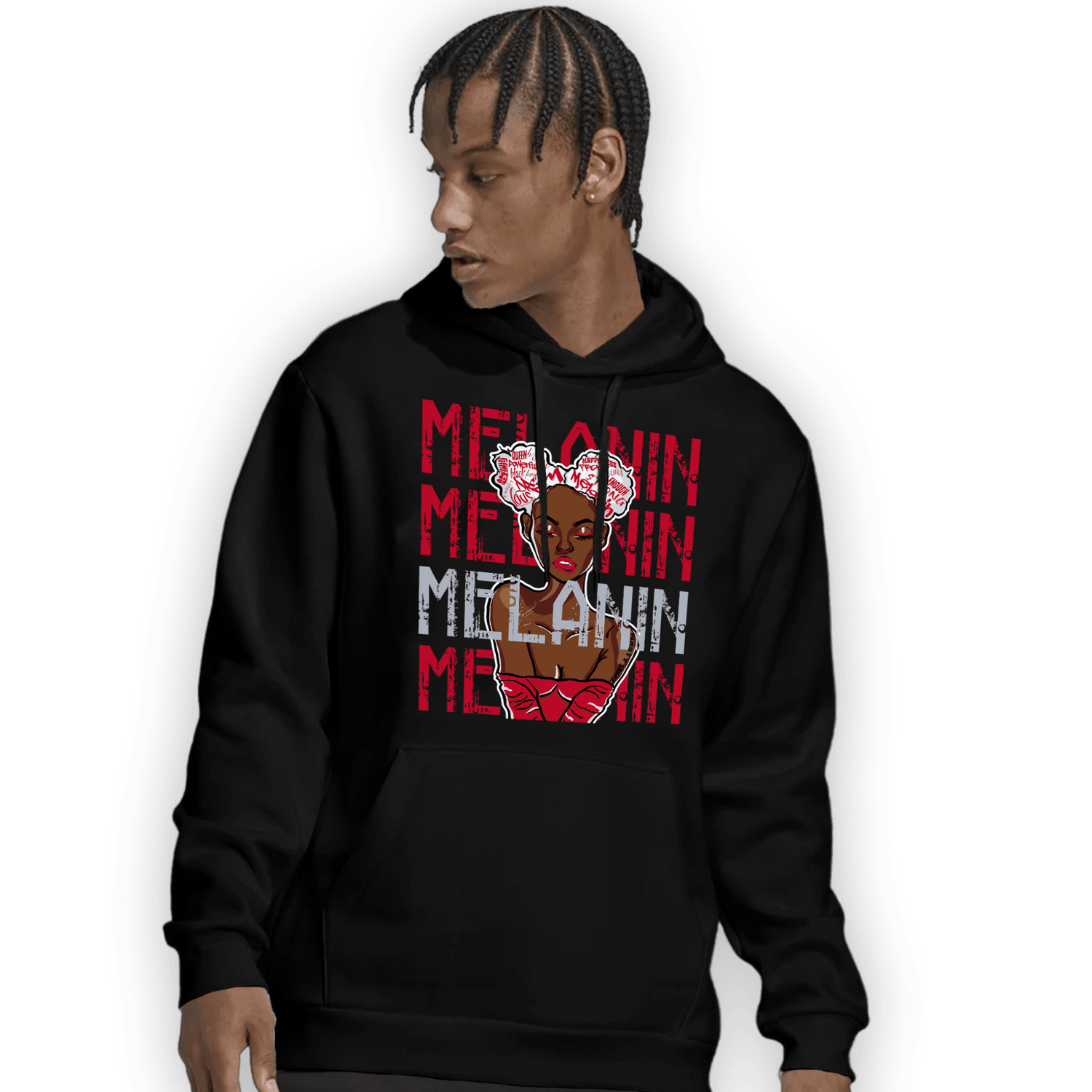 Cherry 11s Hoodie Match Melanin Girl - NastyJamz