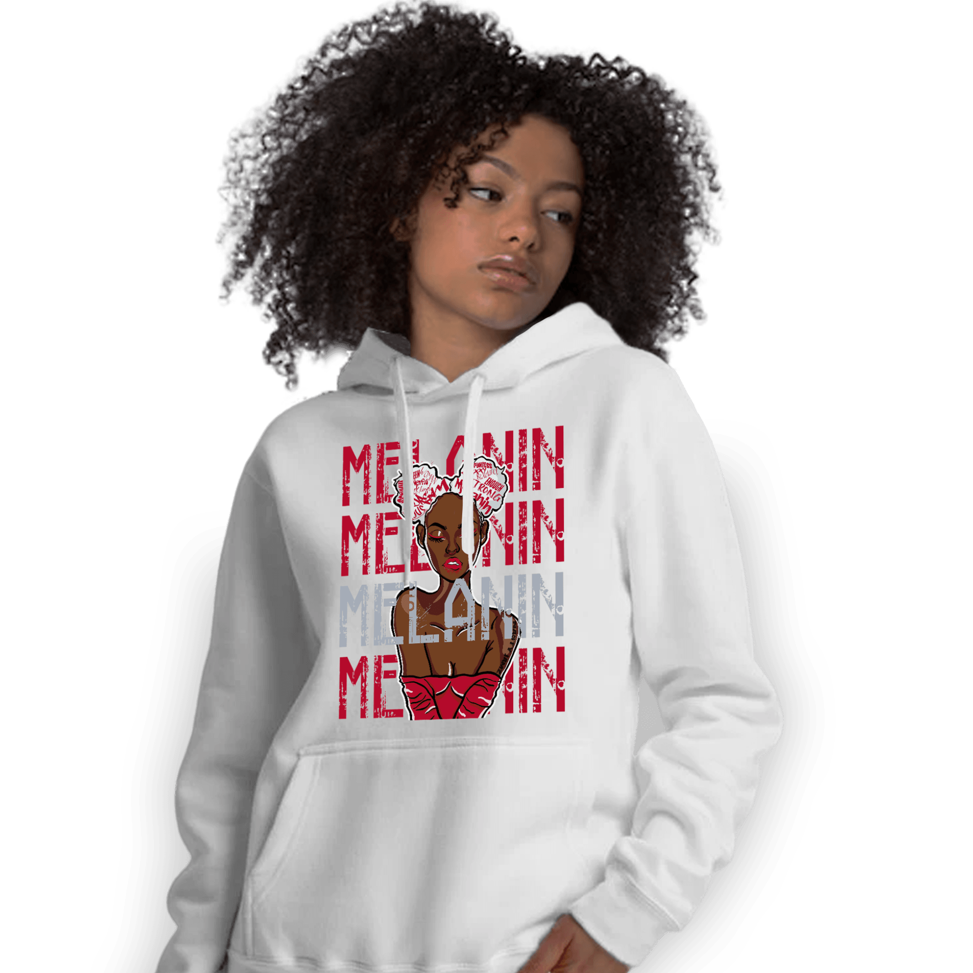 Cherry 11s Hoodie Match Melanin Girl - NastyJamz