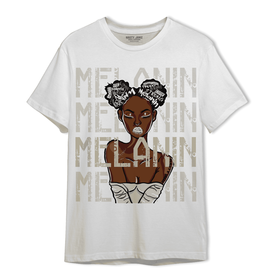 Gratitude 11s T Shirt Match Melanin Girl - NastyJamz