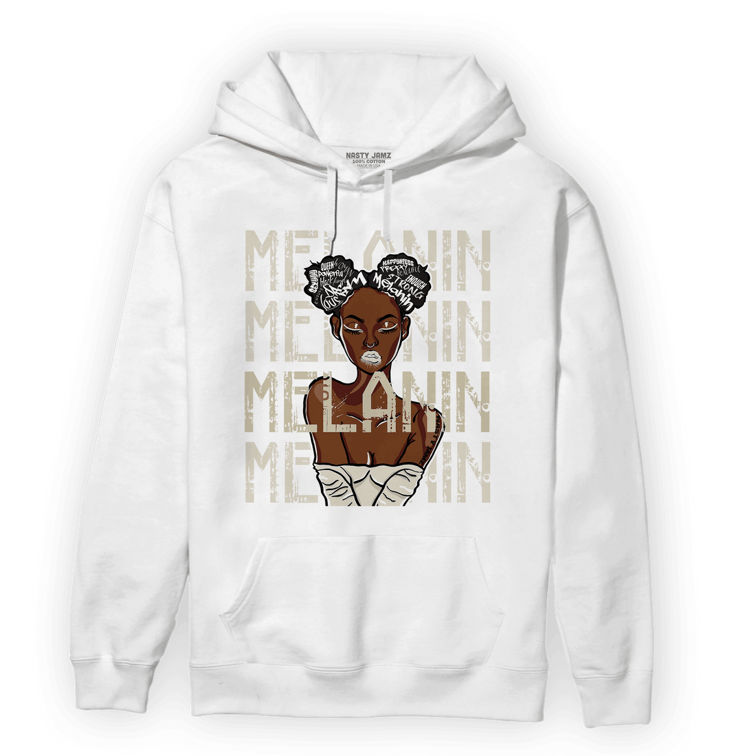 Gratitude 11s Hoodie Match Melanin Girl - NastyJamz