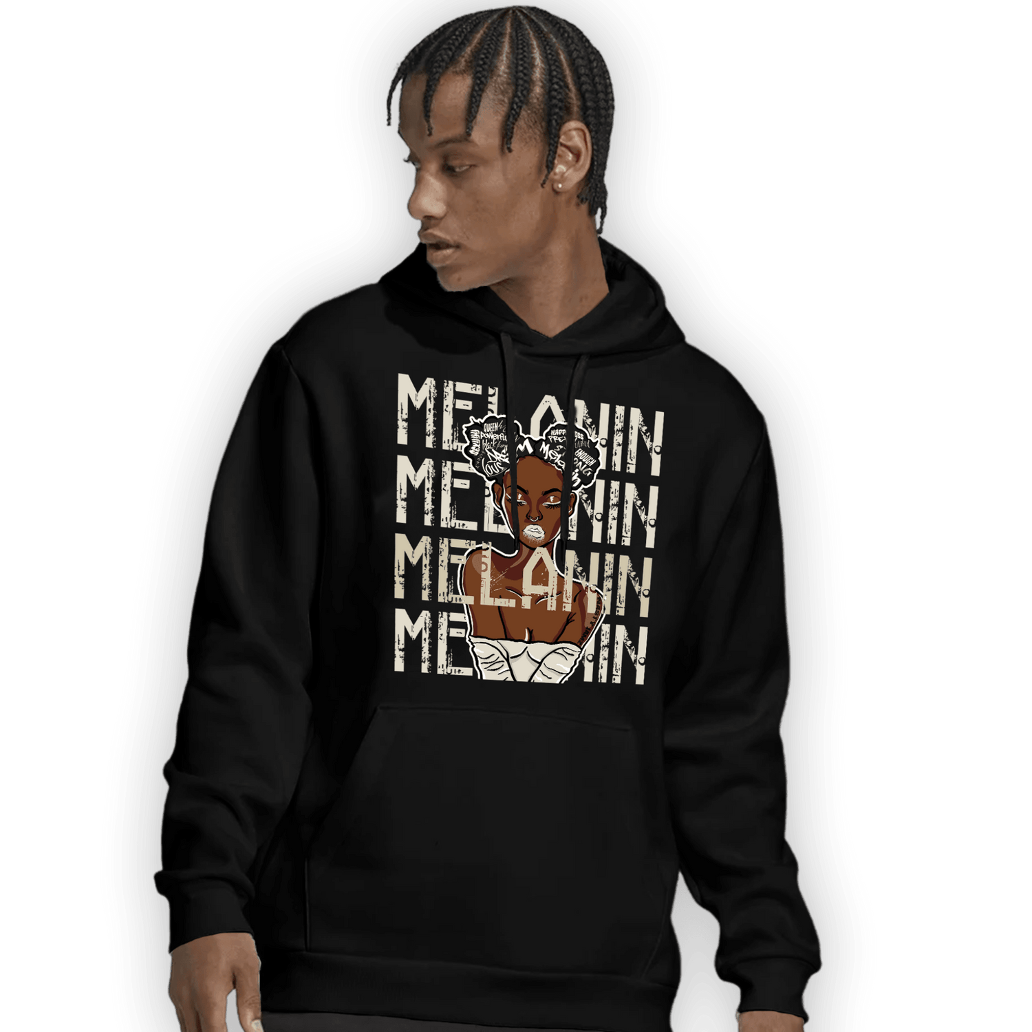 Gratitude 11s Hoodie Match Melanin Girl - NastyJamz