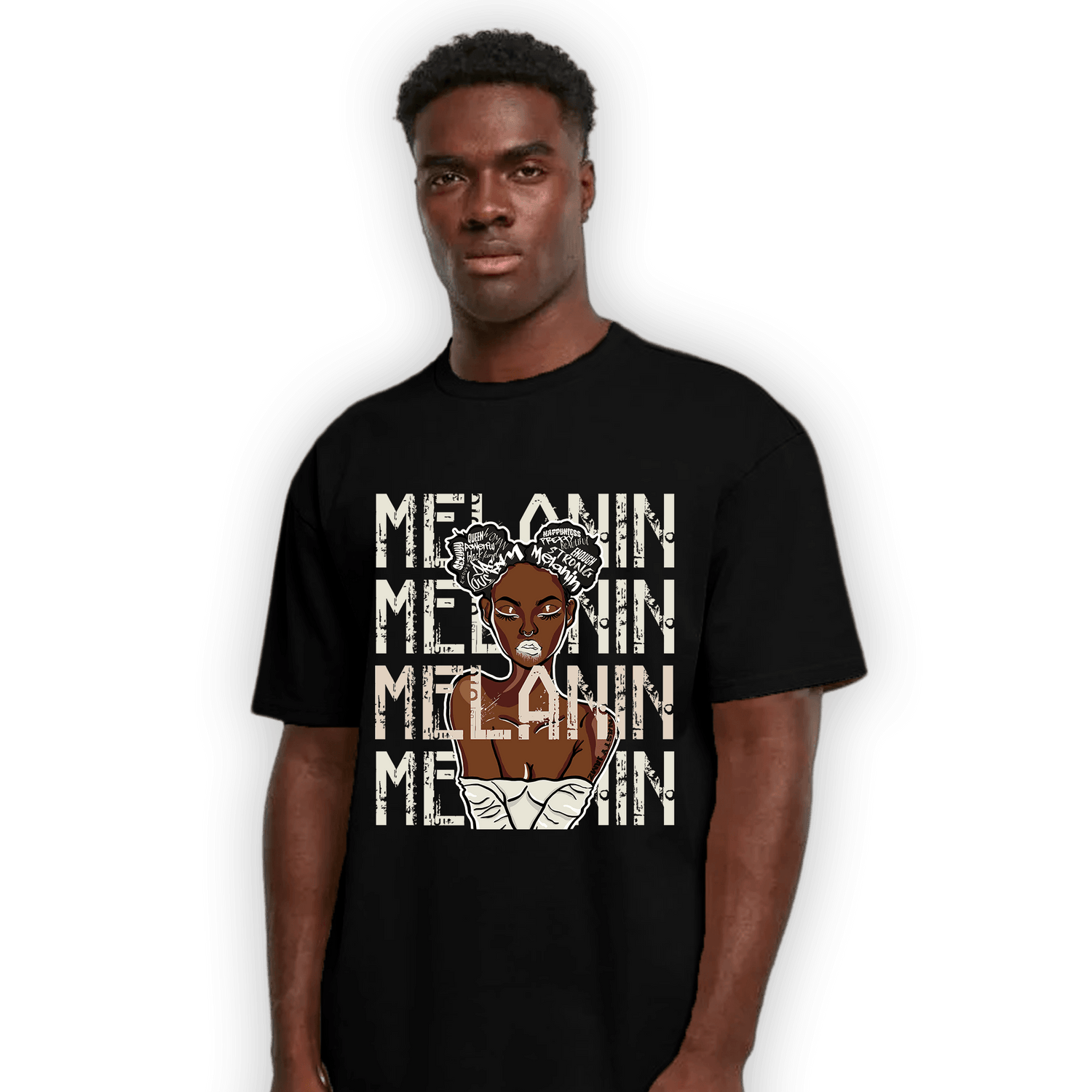 Neapolitan 11s T Shirt Match Melanin Girl - NastyJamz