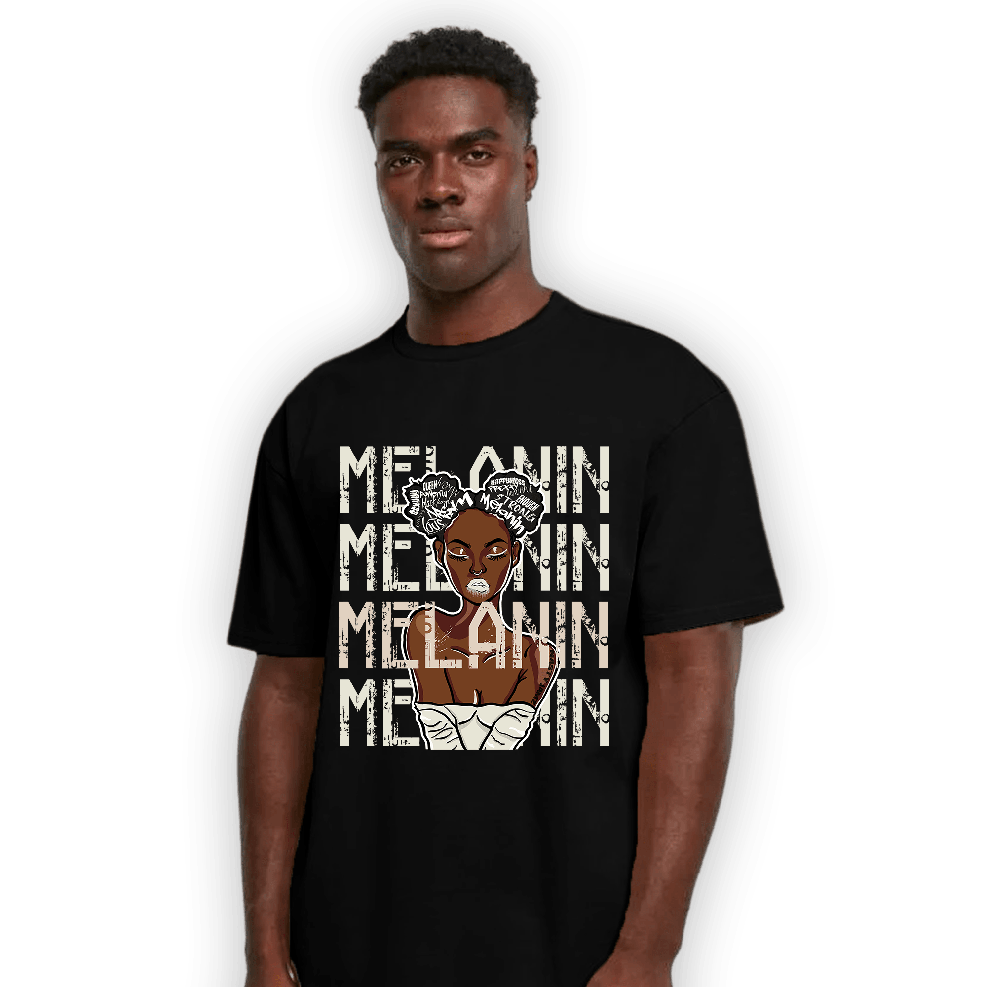 Neapolitan 11s T Shirt Match Melanin Girl - NastyJamz