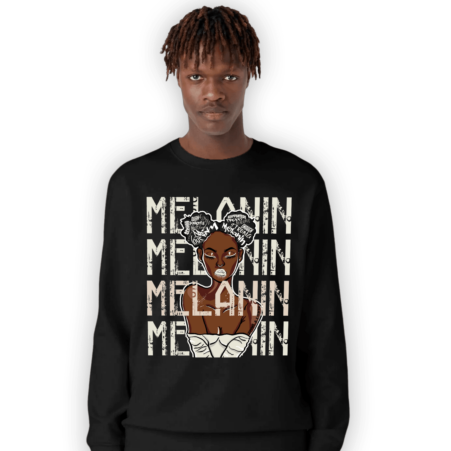 Neapolitan 11s Sweatshirt Match Melanin Girl - NastyJamz