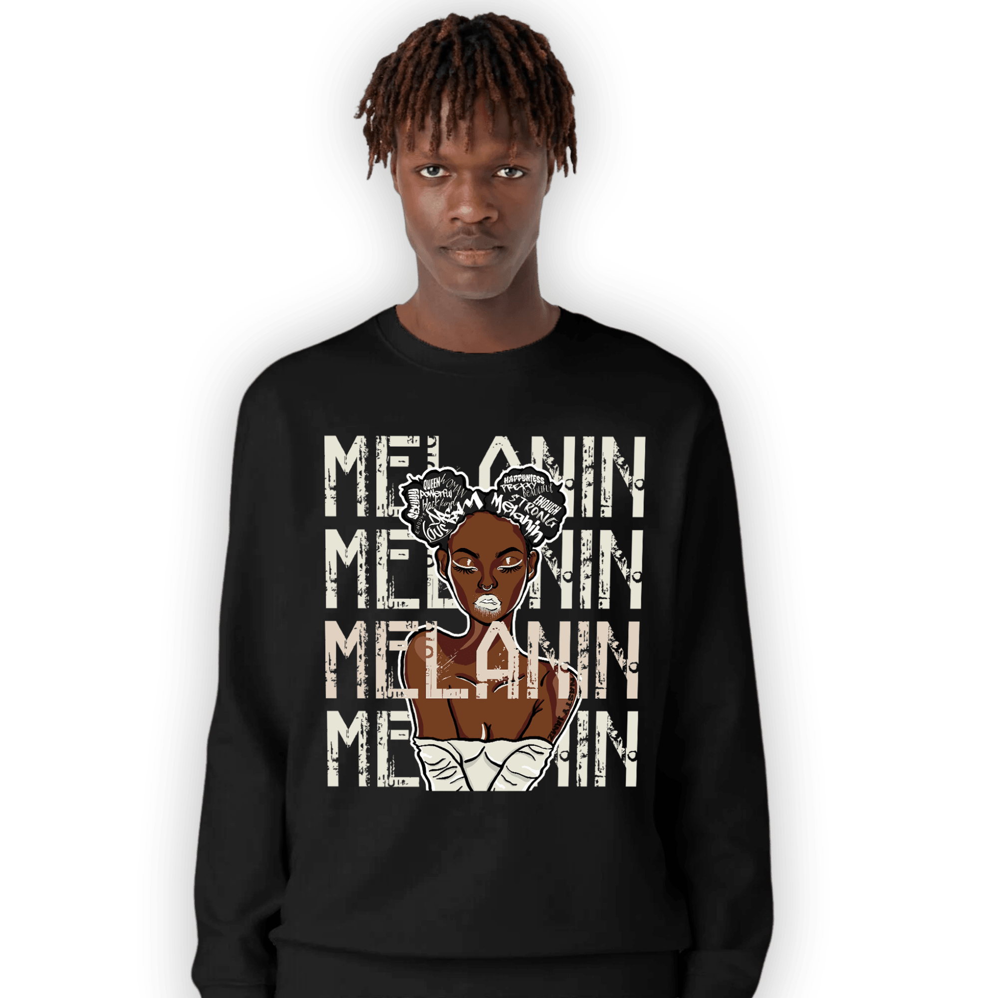 Neapolitan 11s Sweatshirt Match Melanin Girl - NastyJamz