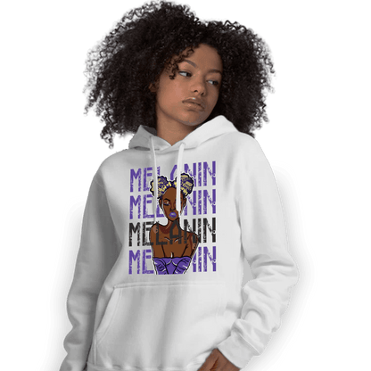 Field Purple 12s Hoodie Match Melanin Girl - NastyJamz