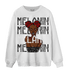 Black White 14s Sweatshirt Match Melanin Girl - NastyJamz