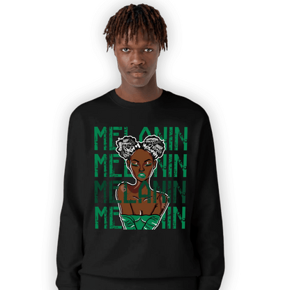 Celtic Lucky Green 1s Sweatshirt Match Melanin Girl - NastyJamz