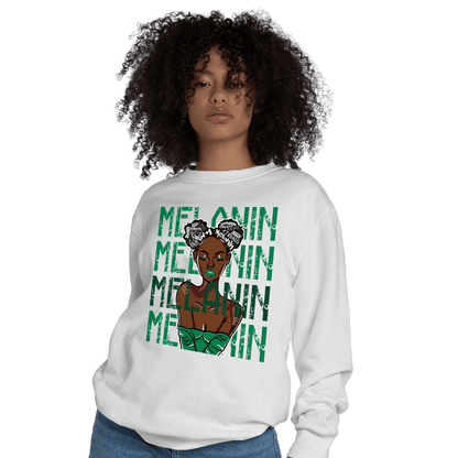Celtic Lucky Green 1s Sweatshirt Match Melanin Girl - NastyJamz