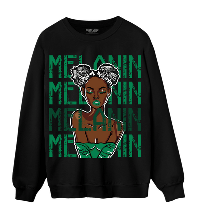 Celtic Lucky Green 1s Sweatshirt Match Melanin Girl - NastyJamz