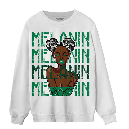 Celtic Lucky Green 1s Sweatshirt Match Melanin Girl - NastyJamz