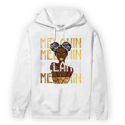 Mid SE Black Gold 1s Hoodie Match Melanin Girl - NastyJamz