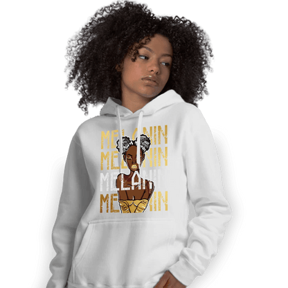 Mid SE Black Gold 1s Hoodie Match Melanin Girl - NastyJamz