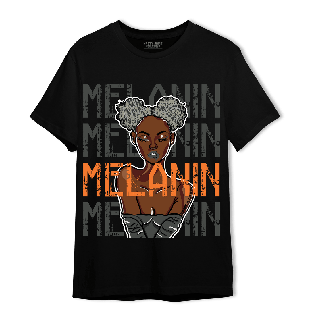 Fear Pack 3s T Shirt Match Melanin Girl - NastyJamz