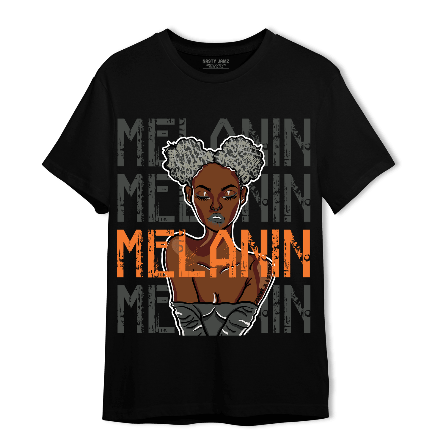 Fear Pack 3s T Shirt Match Melanin Girl - NastyJamz