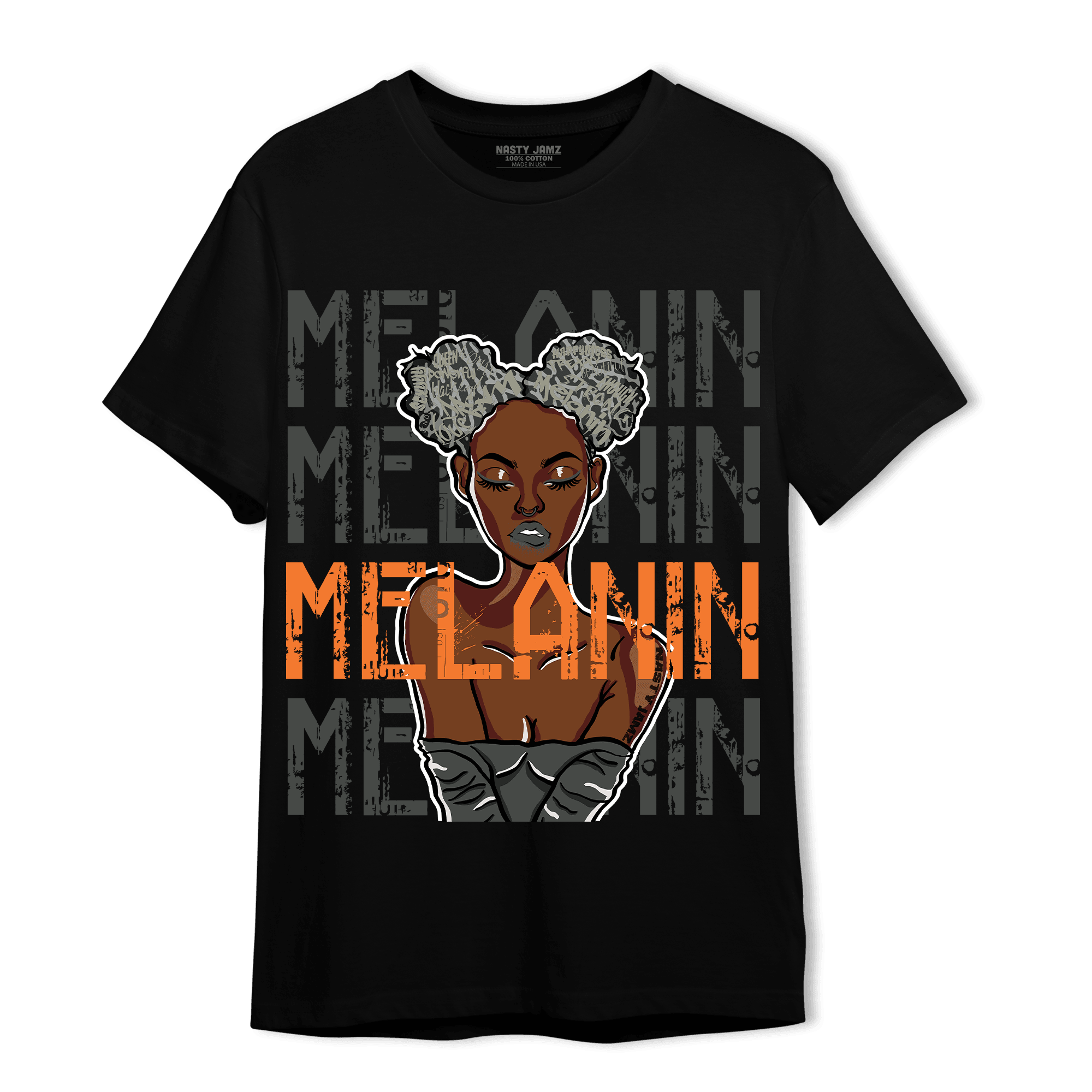 Fear Pack 3s T Shirt Match Melanin Girl - NastyJamz