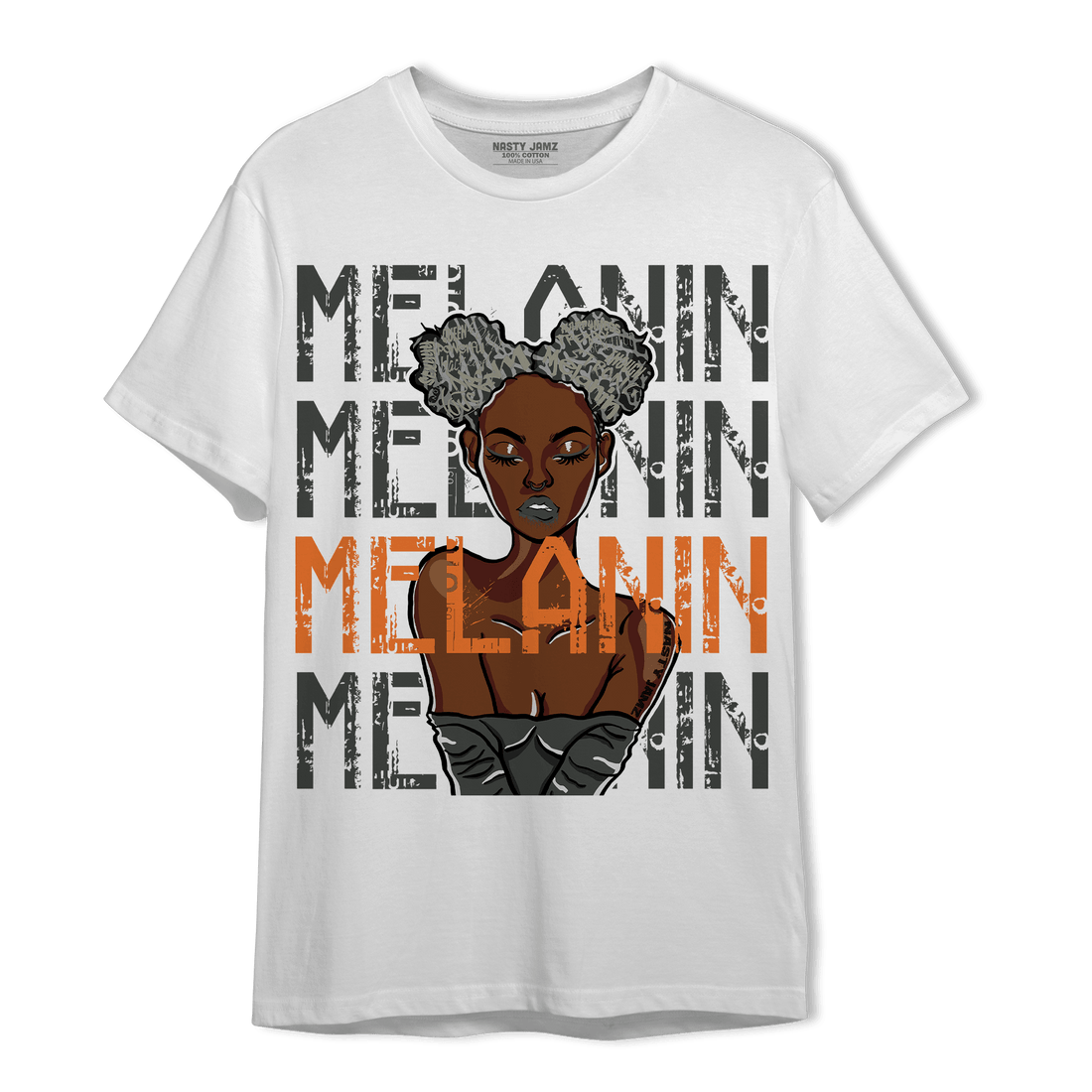 Fear Pack 3s T Shirt Match Melanin Girl - NastyJamz