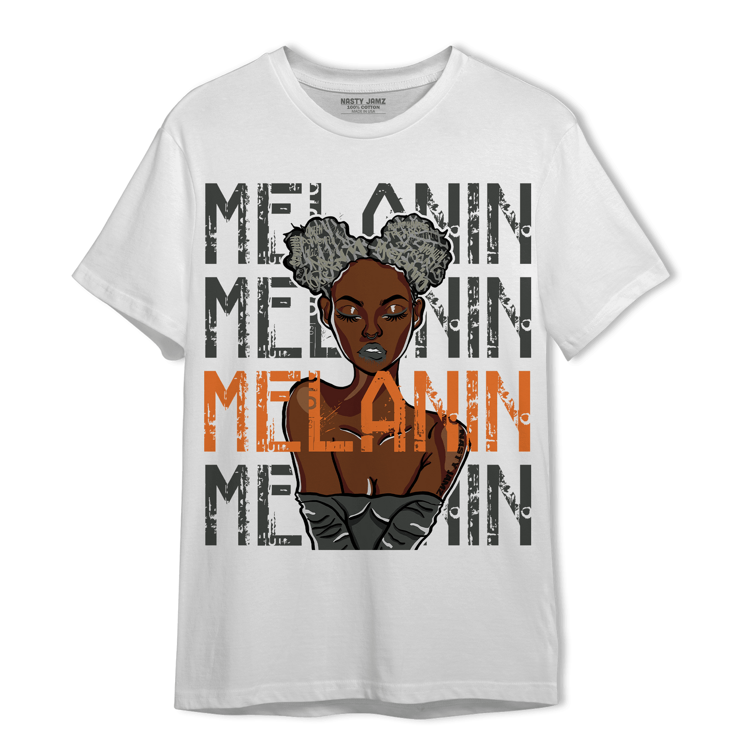 Fear Pack 3s T Shirt Match Melanin Girl - NastyJamz