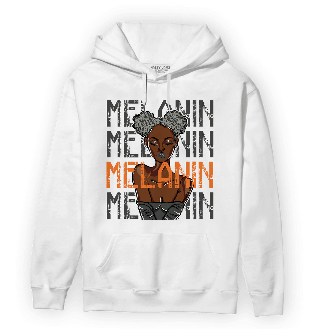 Fear Pack 3s Hoodie Match Melanin Girl - NastyJamz