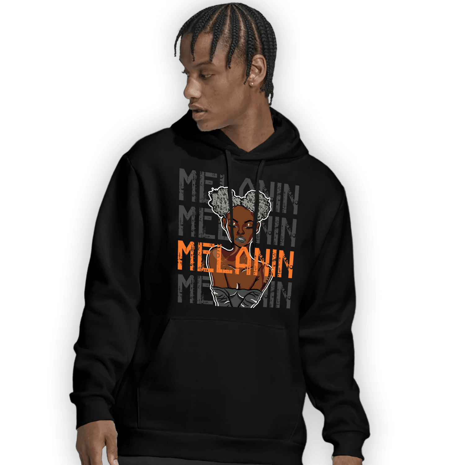 Fear Pack 3s Hoodie Match Melanin Girl - NastyJamz