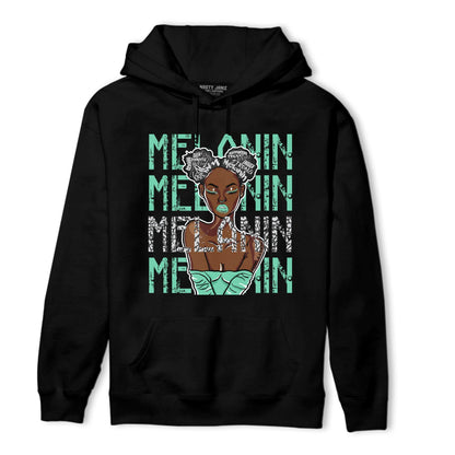 Green Glow 3s Hoodie Match Melanin Girl - NastyJamz