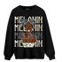 Off Noir 3s Sweatshirt Match Melanin Girl - NastyJamz
