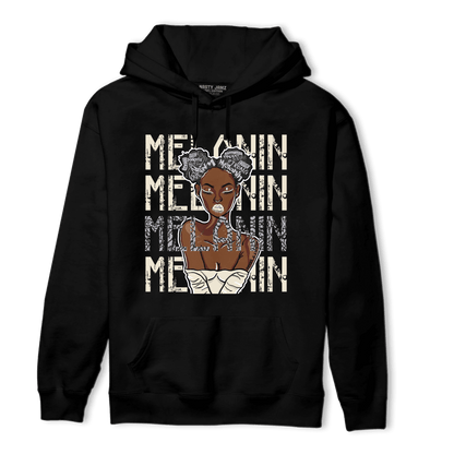 Off Noir 3s Hoodie Match Melanin Girl - NastyJamz