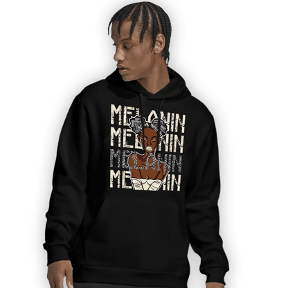 Off Noir 3s Hoodie Match Melanin Girl - NastyJamz
