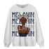 White Navy 3s Sweatshirt Match Melanin Girl - NastyJamz