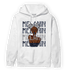 White Navy 3s Hoodie Match Melanin Girl - NastyJamz