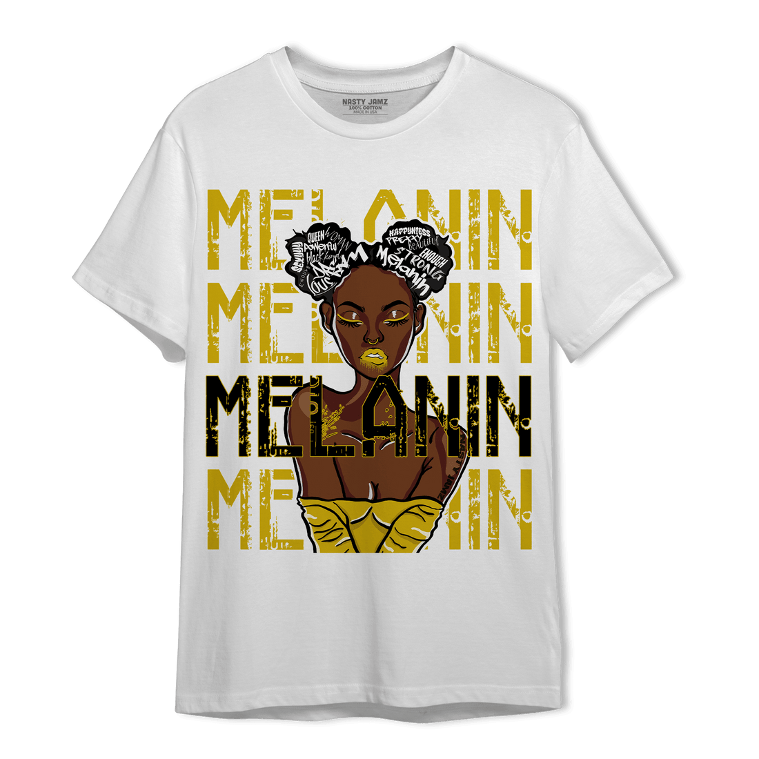 Thunder 4s T Shirt Match Melanin Girl - NastyJamz