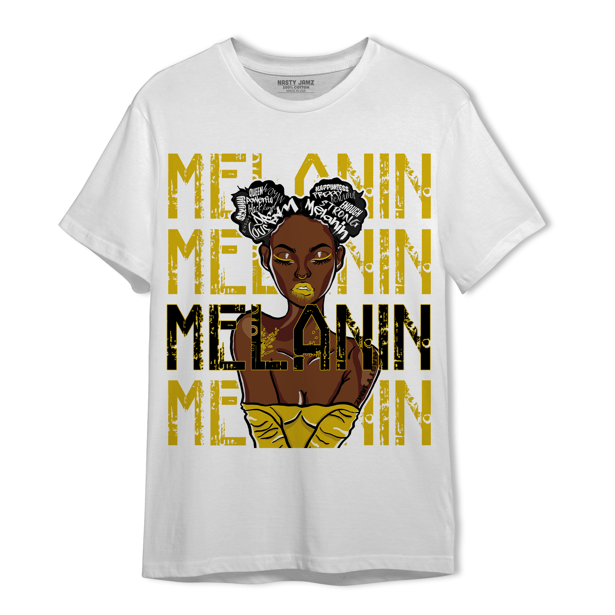 Thunder 4s T Shirt Match Melanin Girl - NastyJamz