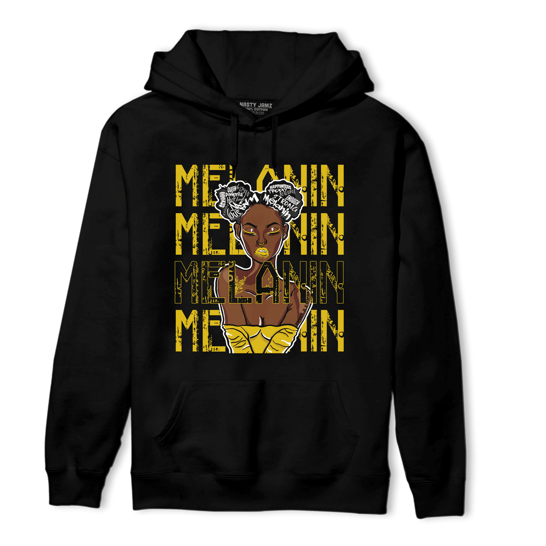 Thunder 4s Hoodie Match Melanin Girl - NastyJamz
