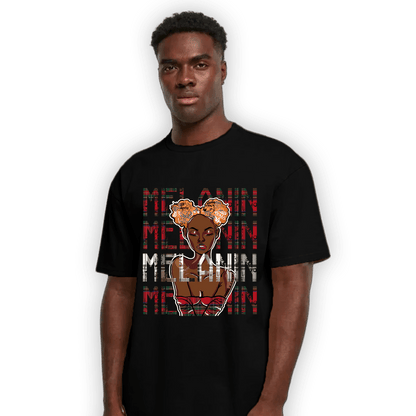 Plaid 5s T Shirt Match Melanin Girl - NastyJamz