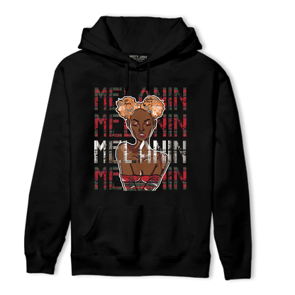 Plaid 5s Hoodie Match Melanin Girl - NastyJamz