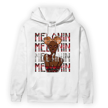 Plaid 5s Hoodie Match Melanin Girl - NastyJamz