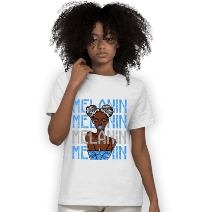 University Blue 5s T Shirt Match Melanin Girl - NastyJamz