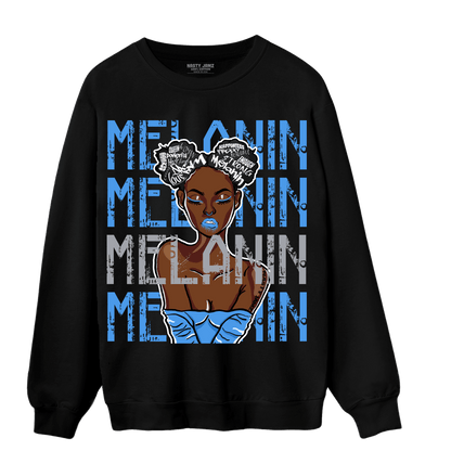 University Blue 5s Sweatshirt Match Melanin Girl - NastyJamz