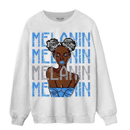 University Blue 5s Sweatshirt Match Melanin Girl - NastyJamz