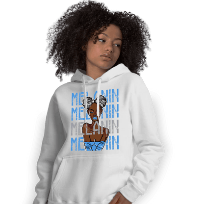 University Blue 5s Hoodie Match Melanin Girl - NastyJamz